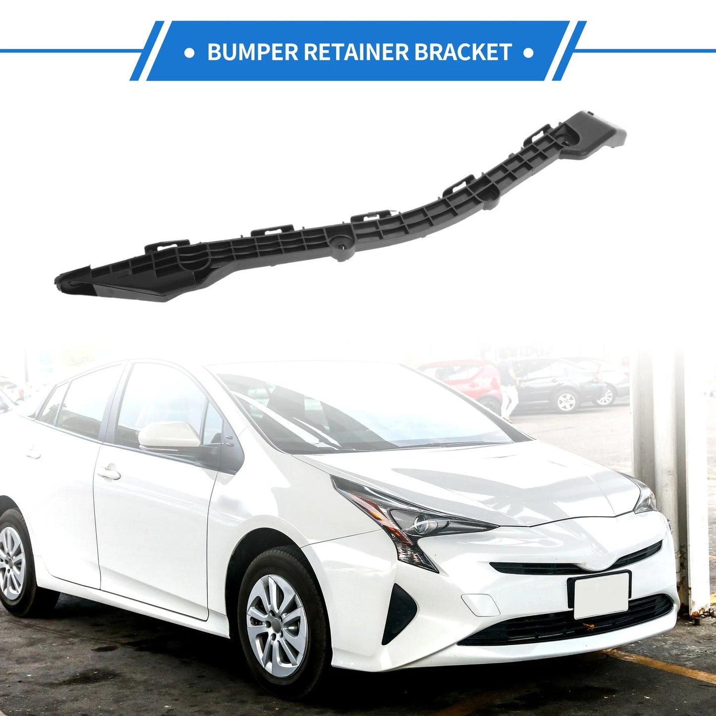 Left Rear Bumper Retainer Bracket for Toyota Corolla (2014-2019)