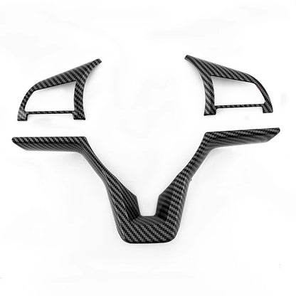 Carbon Style Steering Wheel Cover Trim for Nissan Sentra (2020-2023)