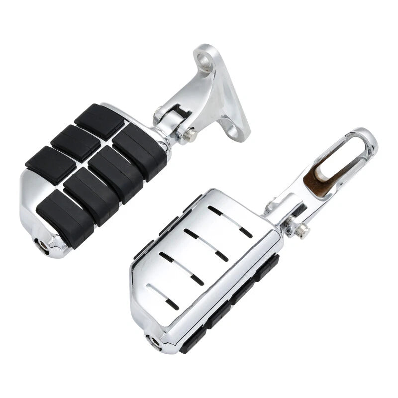 Chrome Rear Footpeg Pair for Harley Touring Street Glide (1993-2025)