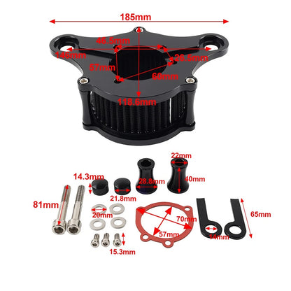 Air Cleaner Intake Filter for Harley EVO Softail Dyna FXR Touring (1991-2023)
