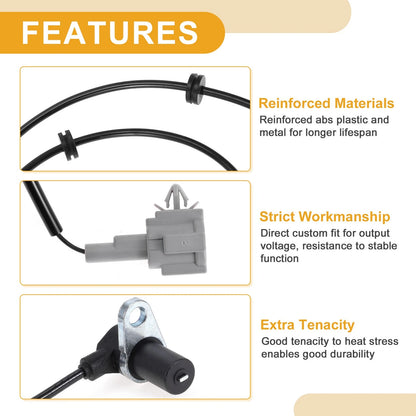 Wheel Speed Sensor for Infiniti QX4 Rear Right