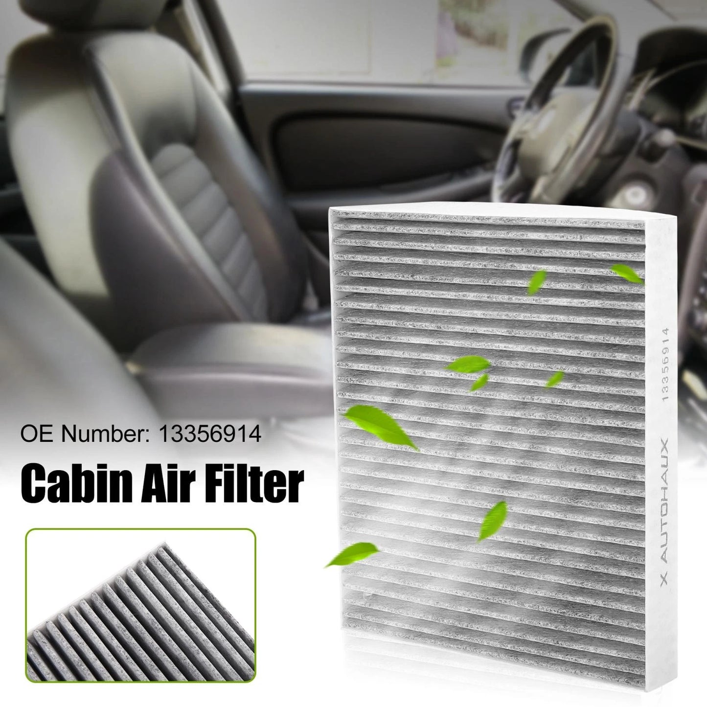 Cabin Air Filter / Gray / Cabin Air Filter for Chevrolet Buick