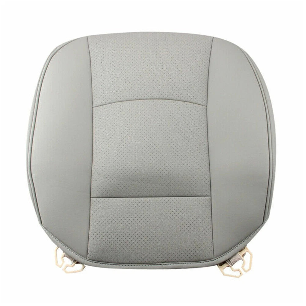 Gray Soft Front Seat Cover Pad Cushion for Car - PU Leather (Fits Various Models)