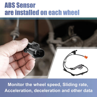 4pcs ABS Sensor Set for Honda Accord (1998-2002)