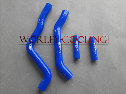 Silicone Radiator Hose for KAWASAKI KX125 (2003-2007) - Blue 2 x Pieces