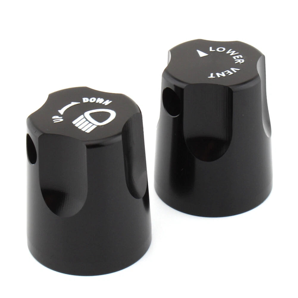 Aluminum Headlight Adjustment Knobs for Honda GL1500 Goldwing (1988-2000)