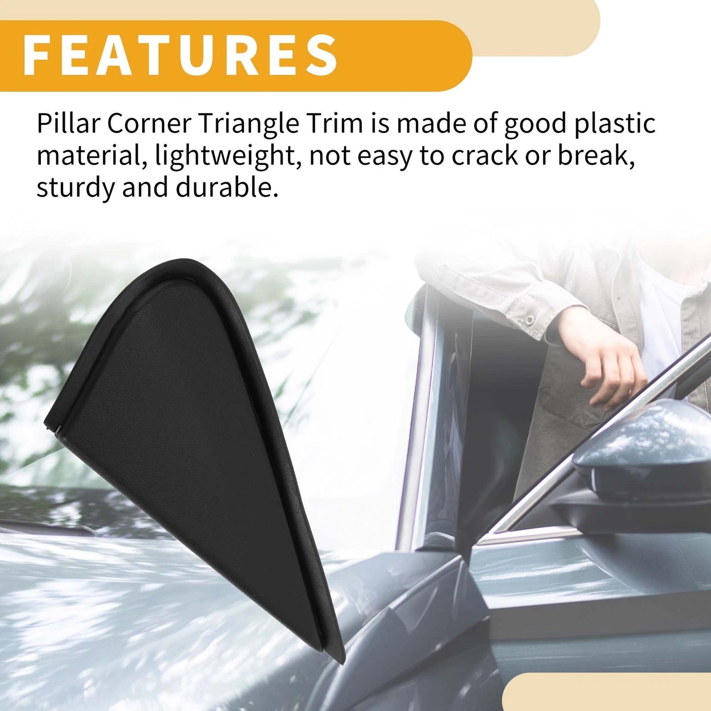 Front Left Side Pillar Trim for Toyota Land Cruiser (2008-2011)