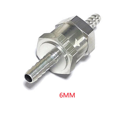 6MM One Way Check Valve Non Return Inline for Gas Diesel Fuel Car