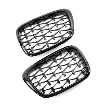 Honeycombe Style Front Bumper Mesh Grille for BMW E39 5-Series (1999-2003)