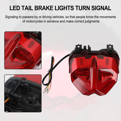Rear Brake Lights for Yamaha MT-09 MT-10 SP (2021-2023) Red F2