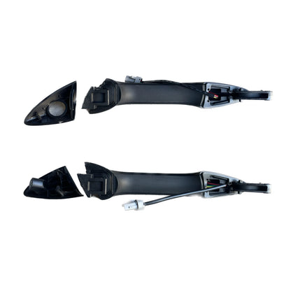 Outer Door Handle Set of 2 for Hyundai Elantra (2011-2015) Black Front