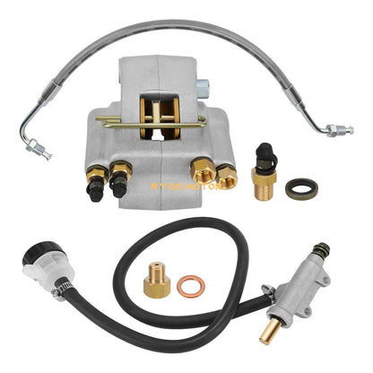Rear Brake Caliper & Master Cylinder & Hose Line for Polaris Sportsman 500 400