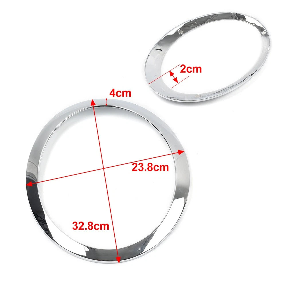 Right Headlight Ring Trim Bezel Cover for BMW Mini Cooper R50 R52 R53 (2001-2006)