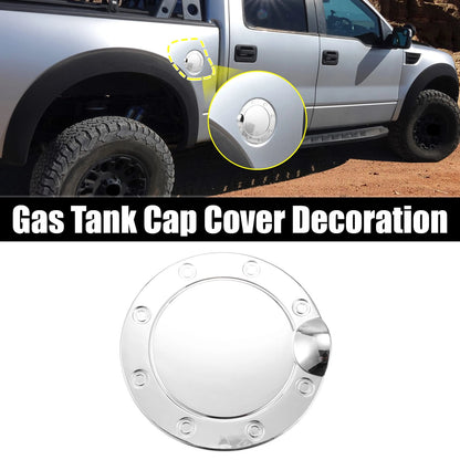 Fuel Tank Cover for Ford F-150 (2015-2020) Silver Tone