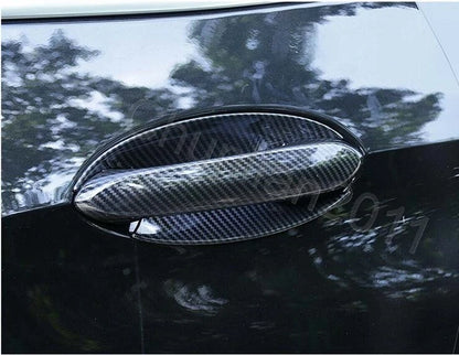 Fiber Side Door Handle Bowl Molding Cover Trim for BMW X5 G05 (2019-2021)