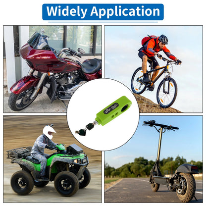 Handlebar Lock / Universal / Throttle Grip Green for Motorcycle/Scooter/Bike