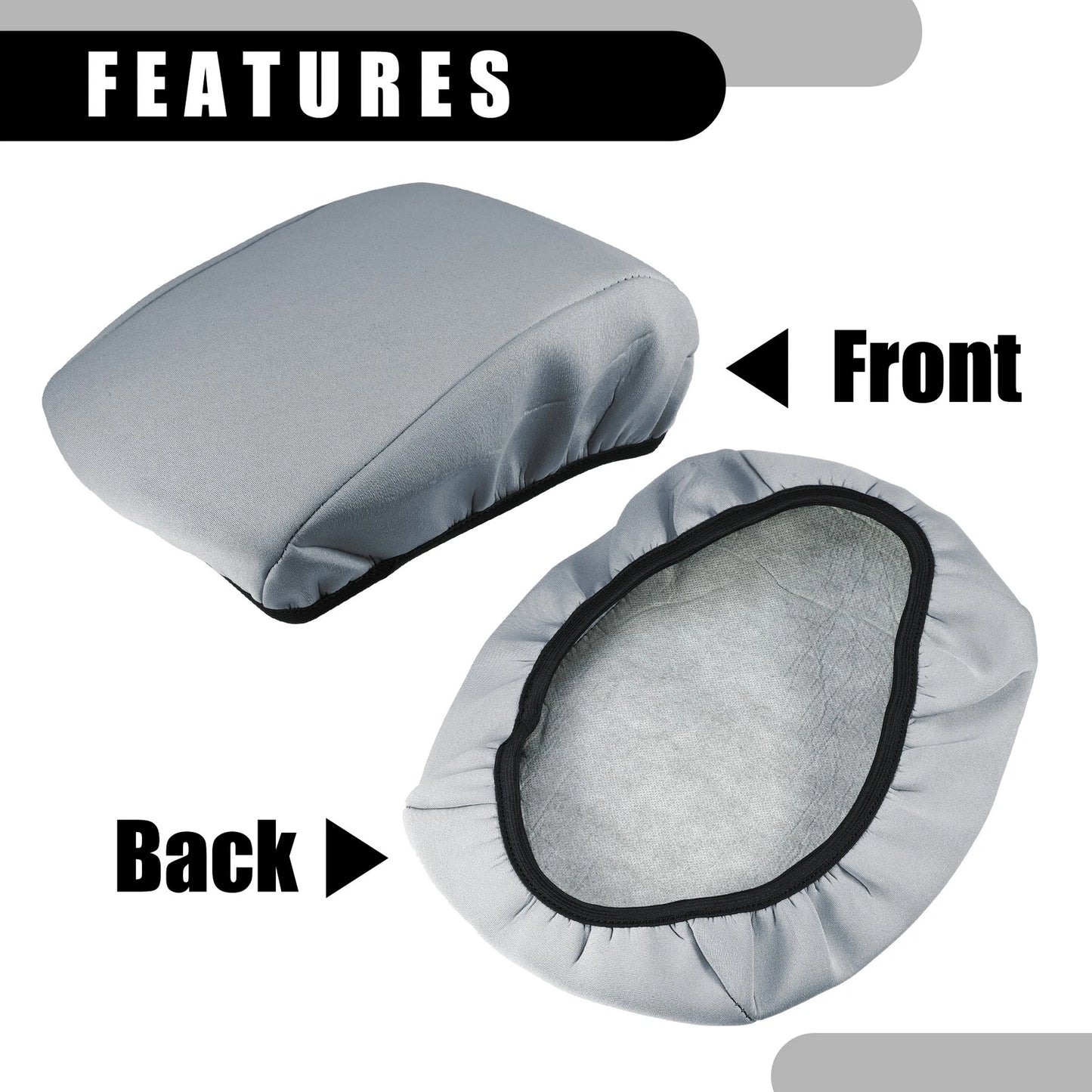 Center Console Armrest Cover for Ford Explorer (2020-2022) Gray