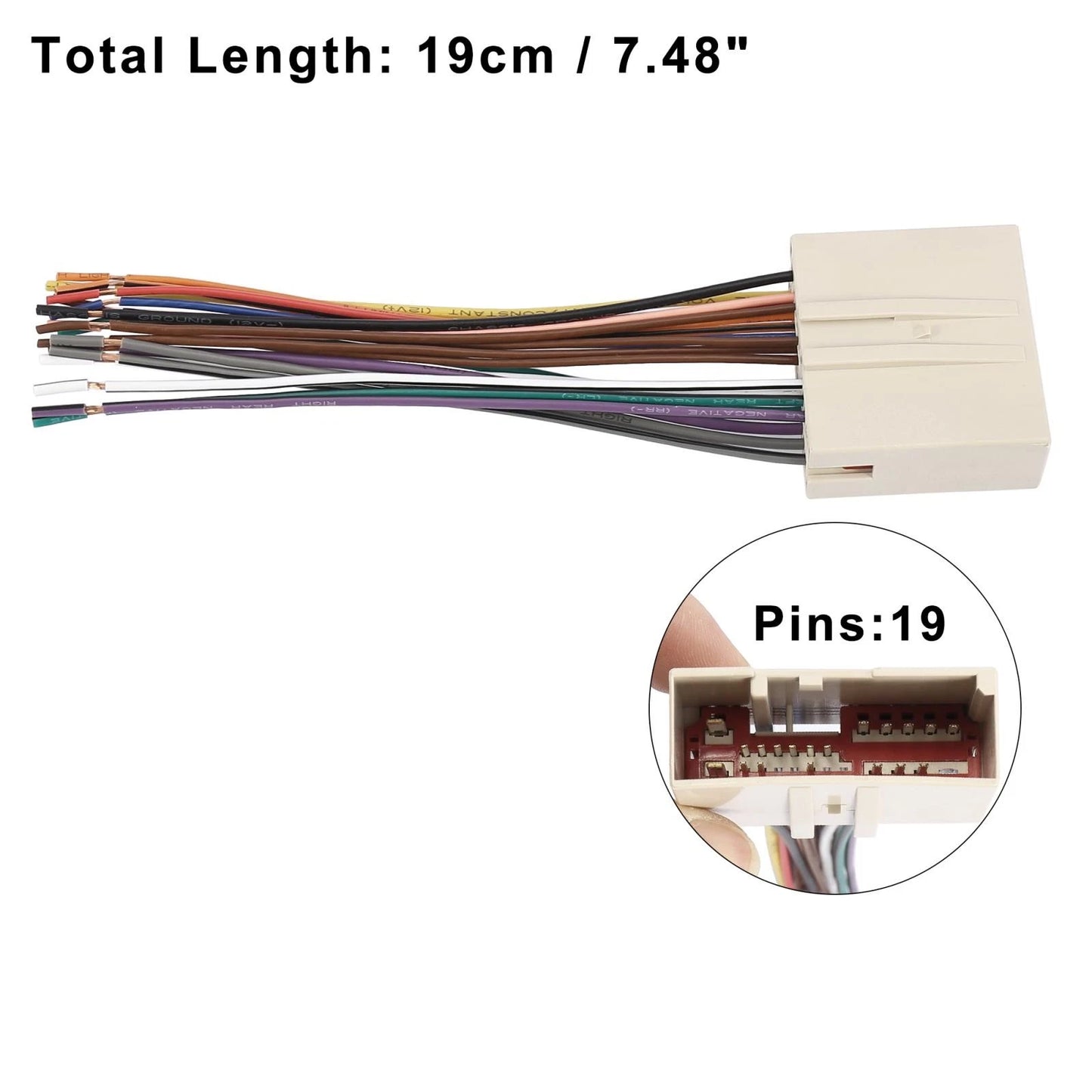 Car Stereo CD Player Wiring Harness for Ford Focus (2000-2007)