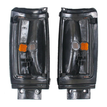 Corner Lights Turn Lamp Black Pair Fits Mitsubishi Triton L200 ME MF 1987-96
