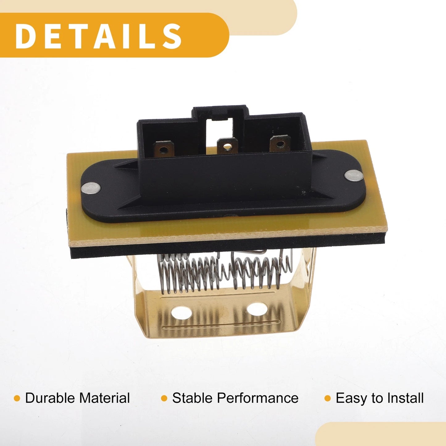 Blower Motor Resistor for HVAC Heater - 4677180AD - Plastic/Metal