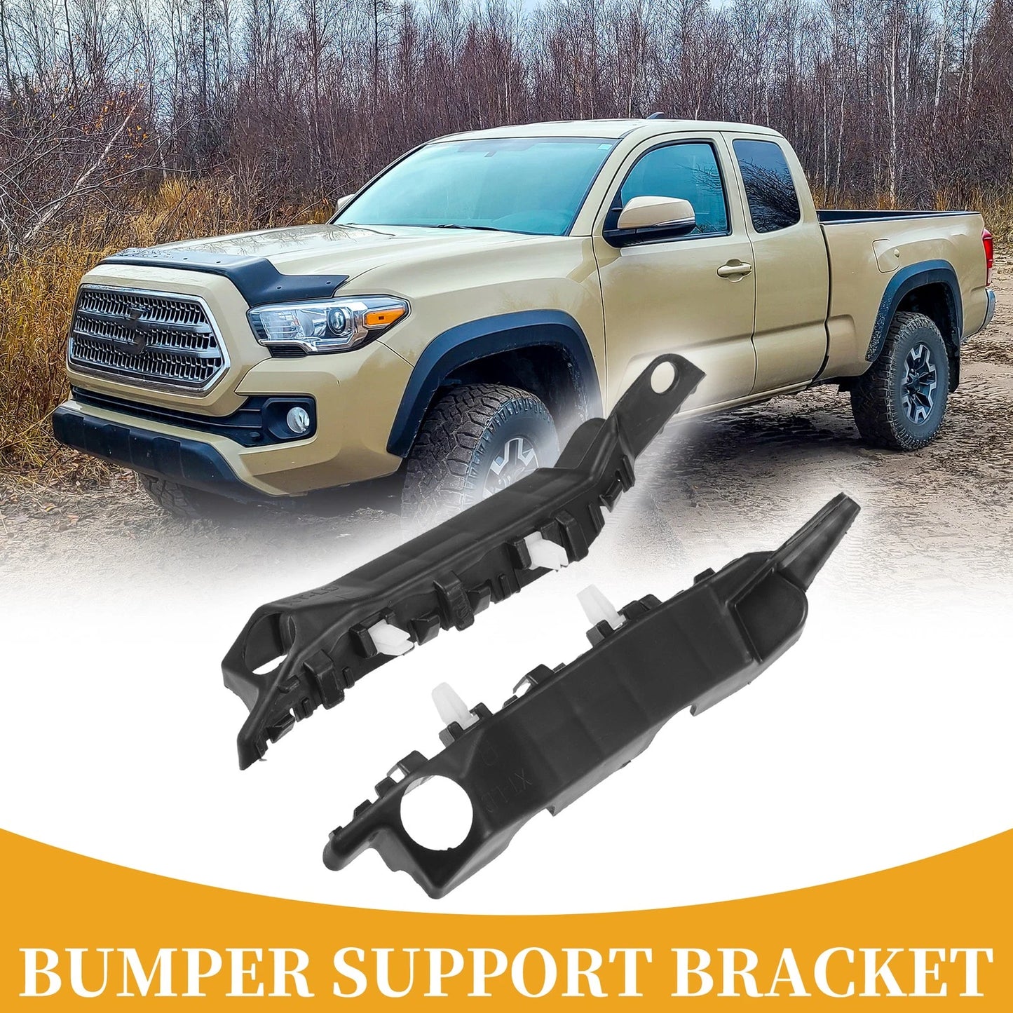 Front Bumper Support Bracket for Hyundai Elantra (2011-2016) 1 Pair