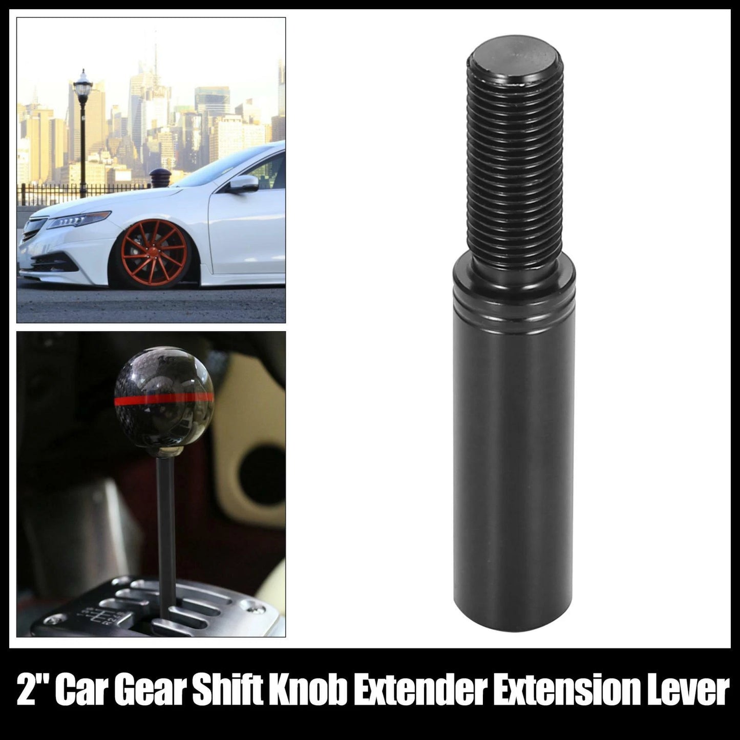 Aluminum Gear Shift Knob Extender Extension Lever for Subaru WRX