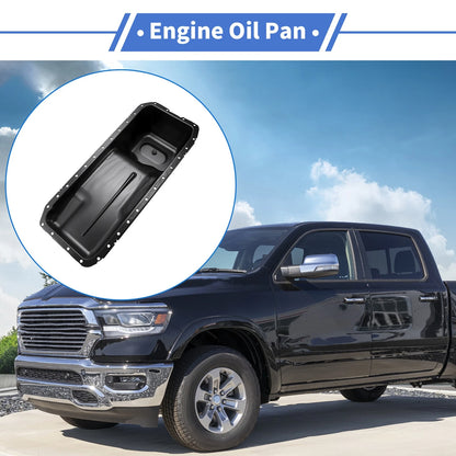 Engine Oil Pan for Dodge Ram 2500 Iron Black (2007-2010)