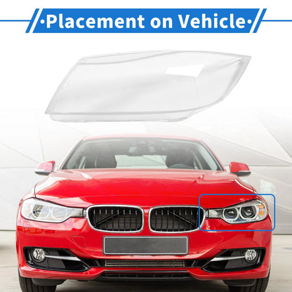 1 Pc Front Left Headlight Lens Cover for BMW 3 Series E90 (2005-2013)