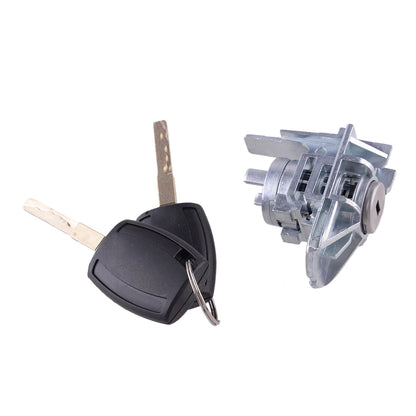 Left Door Lock Cylinder W/ 2 Keys for Ford Focus, C-Max, S-Max (2004-2018)