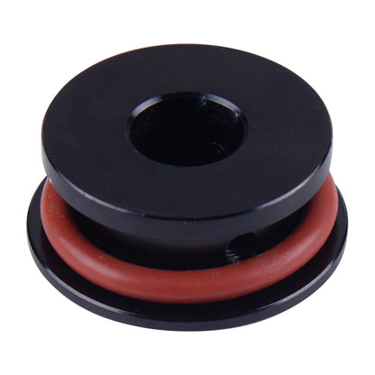 Black Aluminum 12mm Manual Gear Shift Knob Boot Retainer for Car (N/A)
