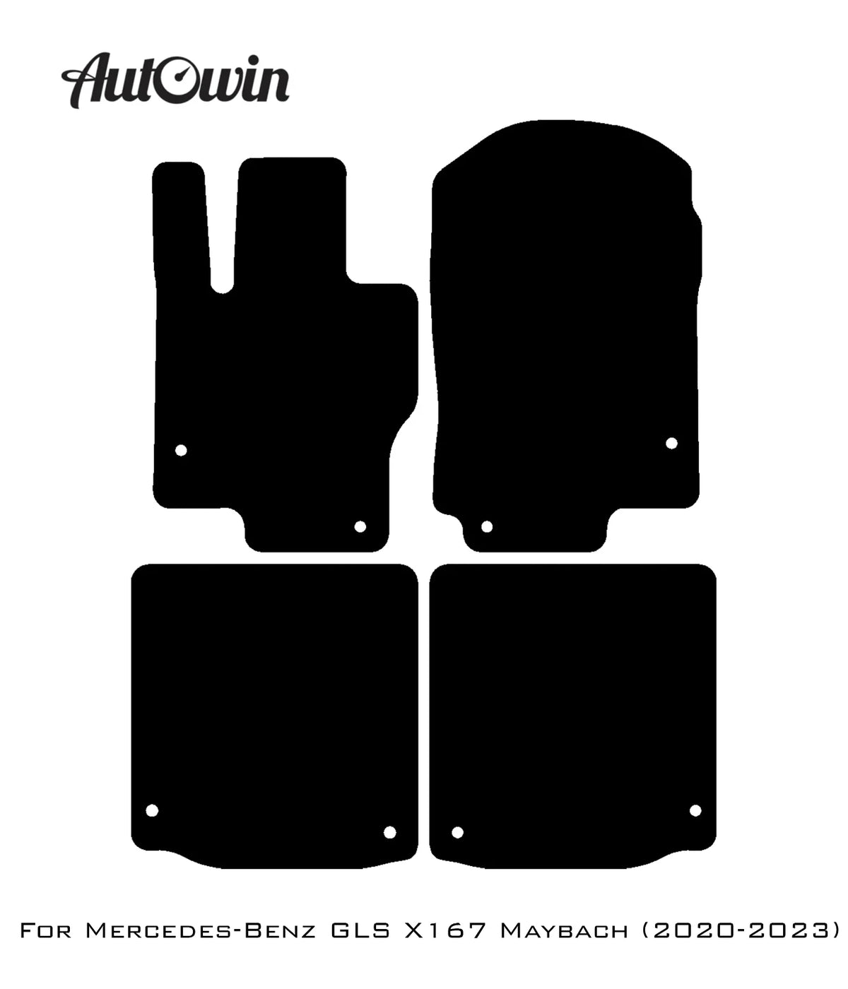 Black Floor Mats for Mercedes Benz G-Class W463 (2008-2018)