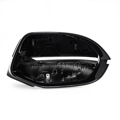2 x Gloss Black Mirror Cover Caps for AUDI A7 S7 RS7 (2010-2017)