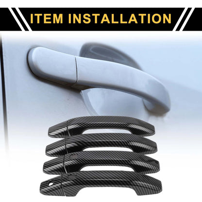 4 x Exterior Door Handle Cover for Chevrolet Silverado 1500 (2014-2024) 2-keypad
