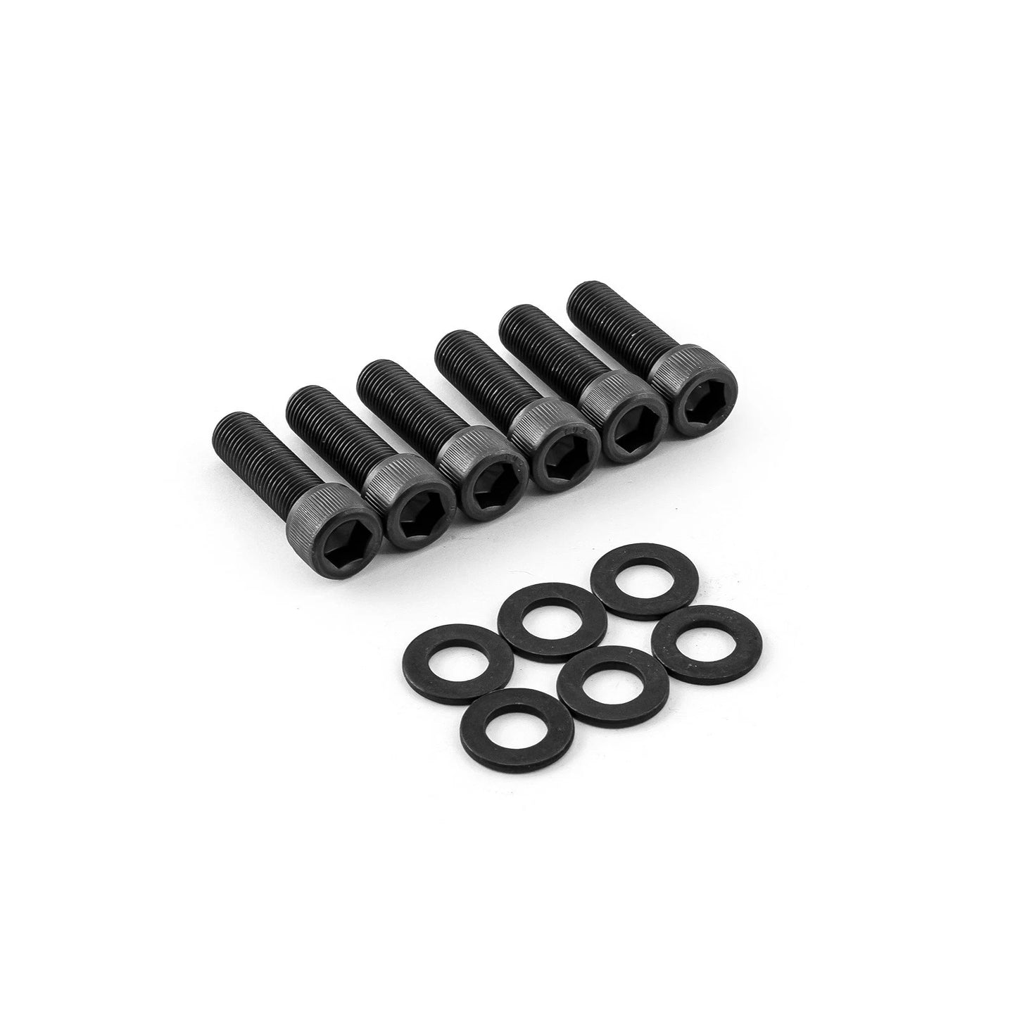 1. Supercharger Snout Pulley Bolt Kit 1.25" 3/8" Fine Thread (Qty. 6)