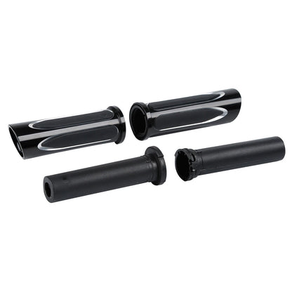 1" 25mm Handlebar Hand Grips for Harley Touring Dyna Choppers Honda Suzuki