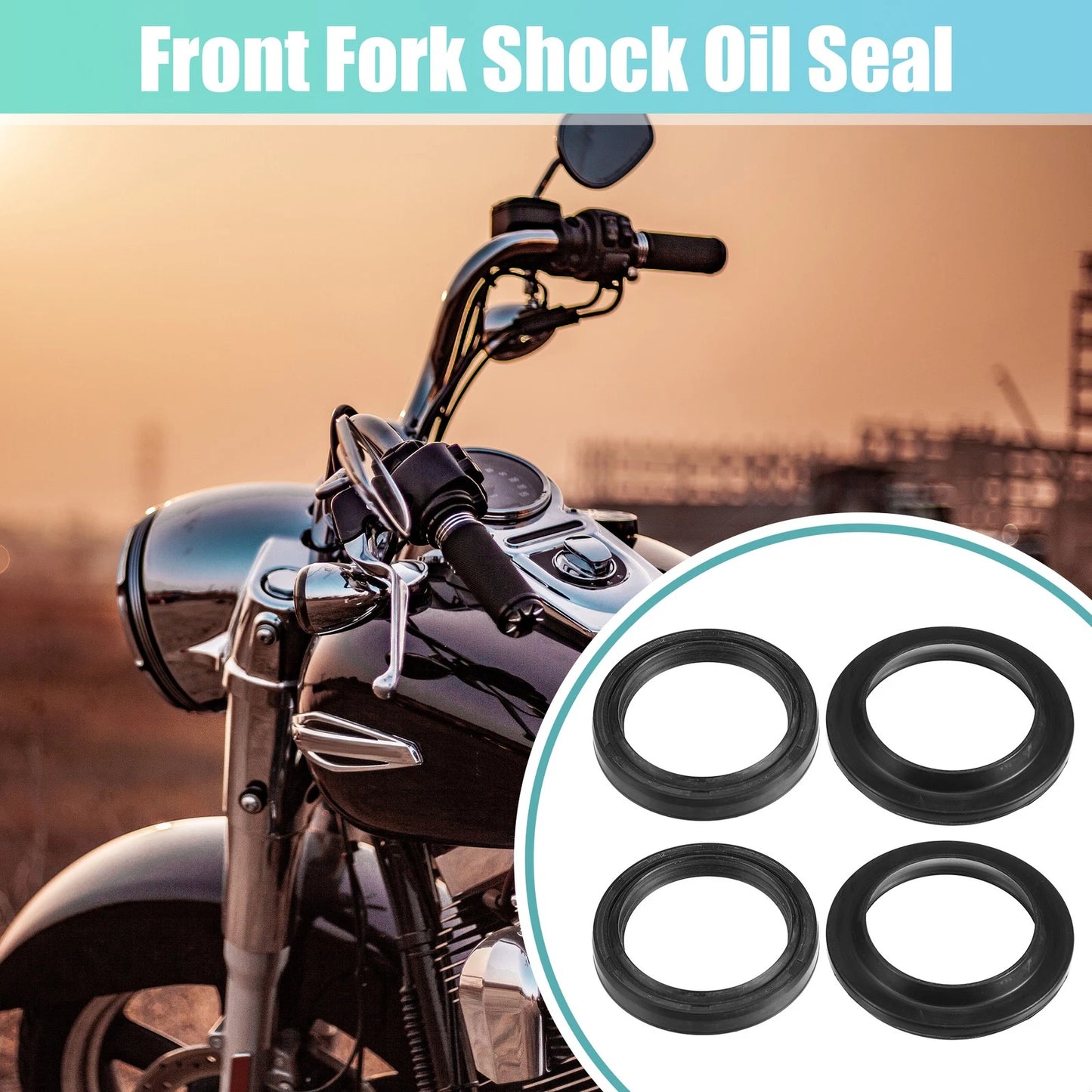 Oil Seal 39mmx51mmx8mm Front Fork Oil Seal for Kawasaki ZR550
