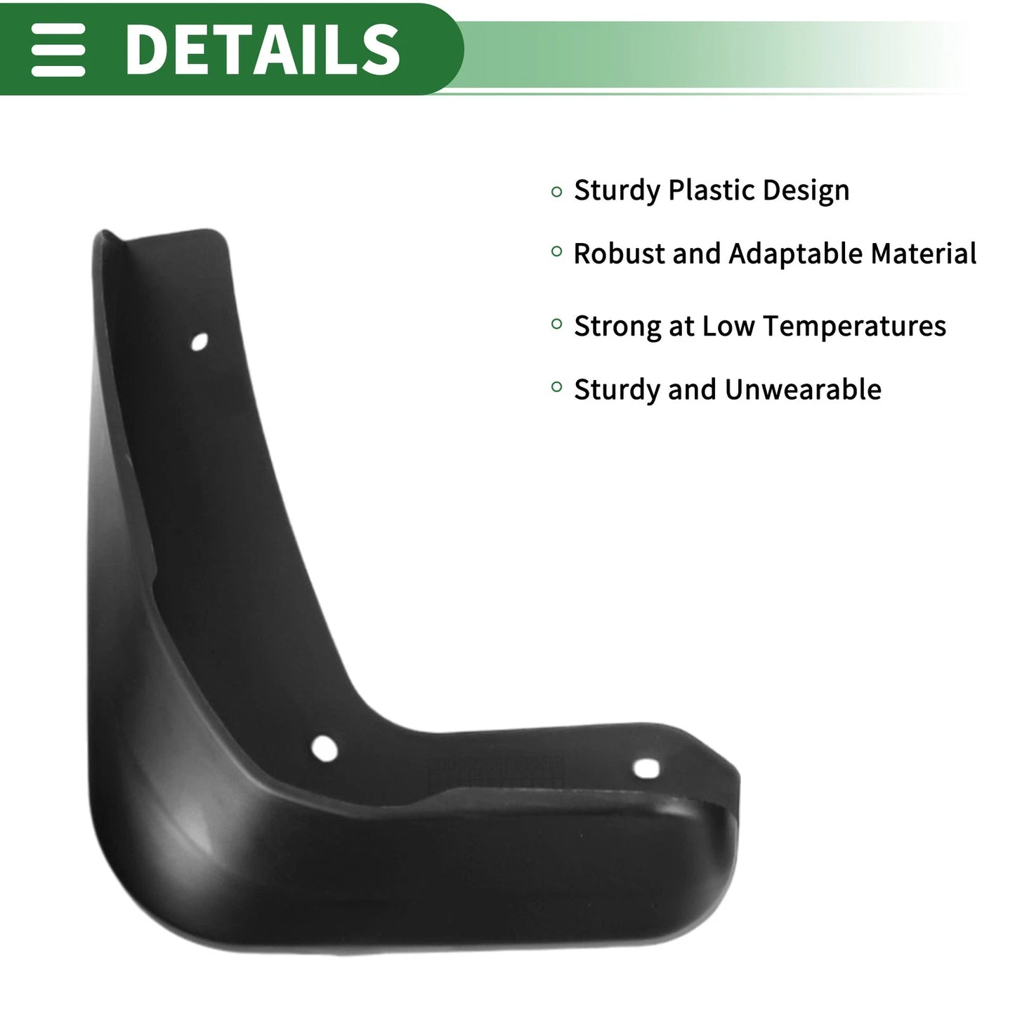 Mud Flaps Splash Guards for Ford Focus Saloon 2012-2018 with Mount Accessories