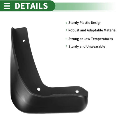 Mud Flaps Splash Guards for Ford Focus Saloon 2012-2018 with Mount Accessories