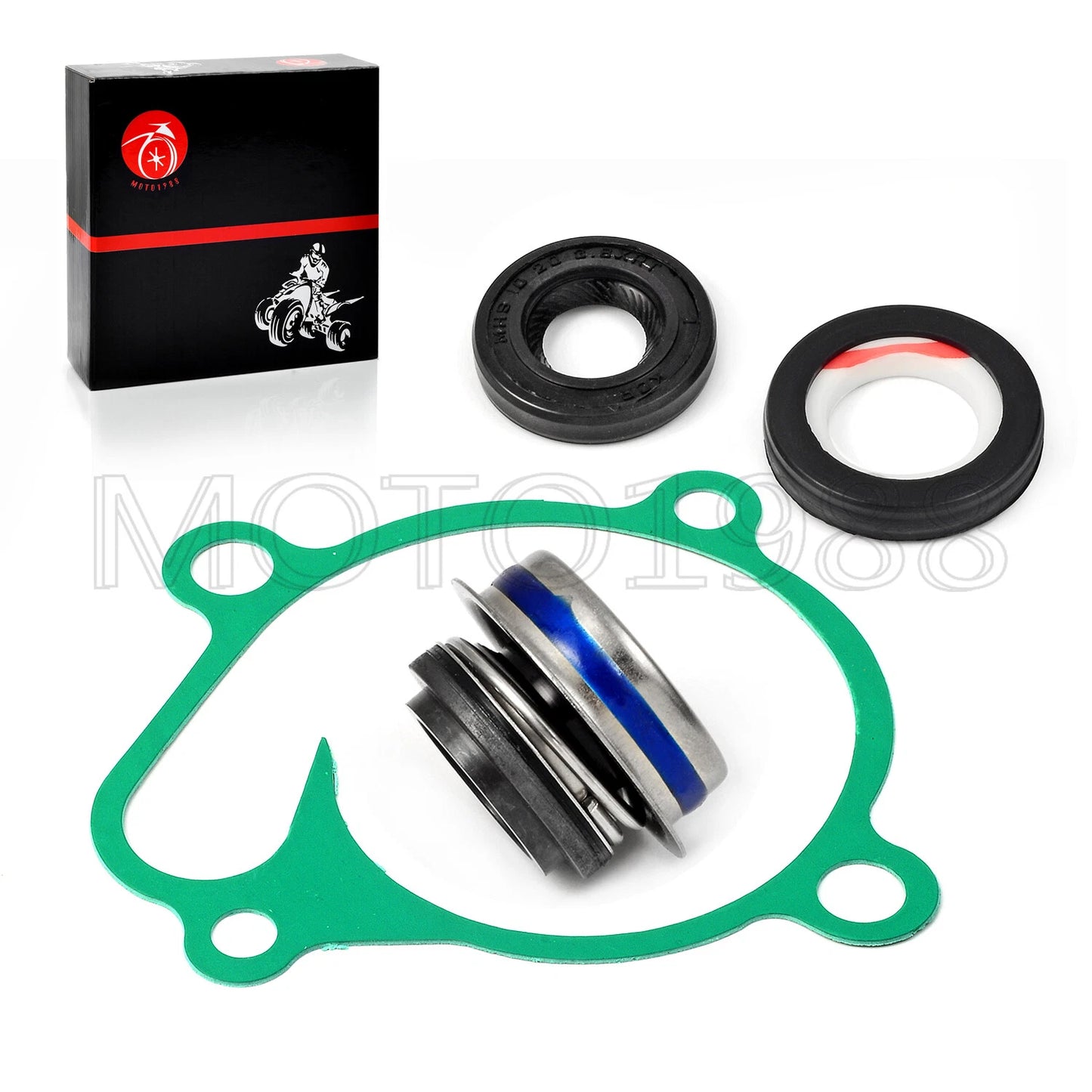 Water Pump Seal Gasket Rebuild Kit for Suzuki LT250R Quadracer (1985–1986)