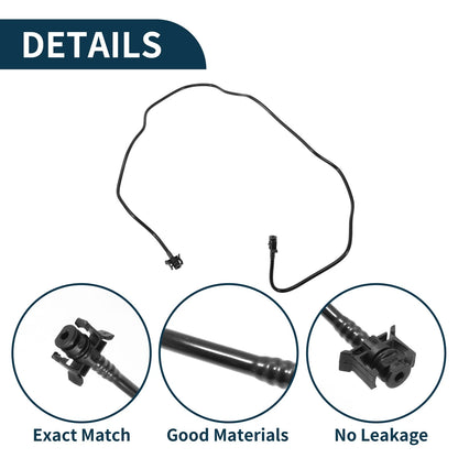 Radiator Hose Coolant Pipe for Ford Focus III 1.6 Ti (2011-2018) - 1 x Rubber