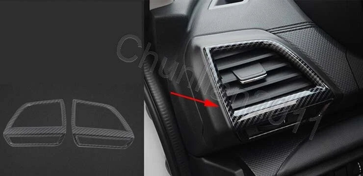 Front Side A/C Vent Cover Trim for 2019-2023 Subaru Forester Fiber