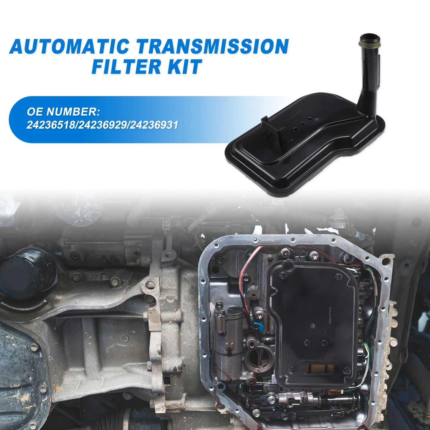Transmission Fluid Filter Oil Pan for Chevrolet Camaro