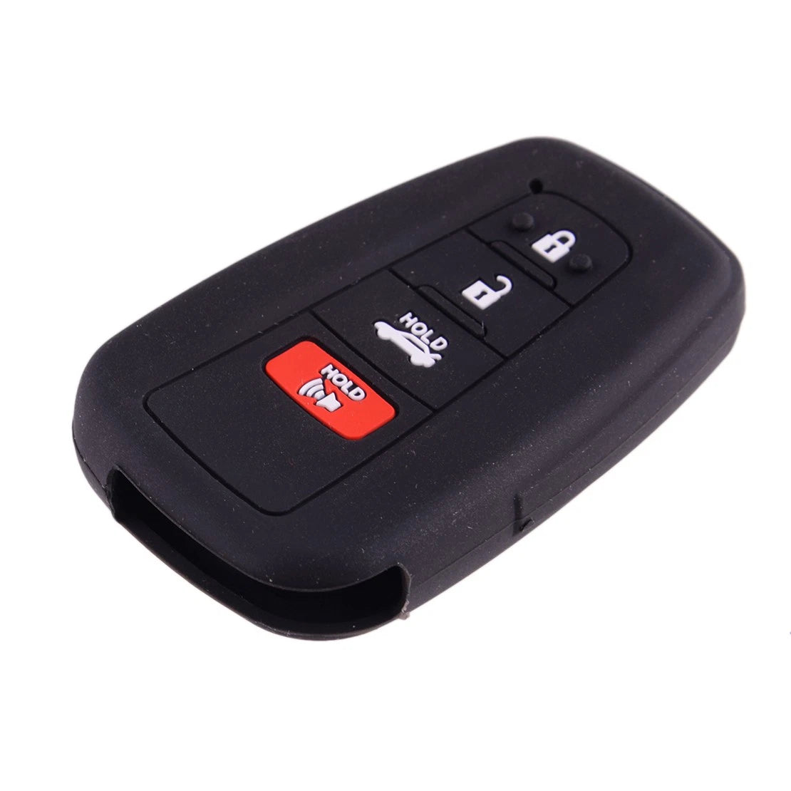 4-Button Remote Cover Case Keychain for Camry Highlander Corolla (2018-2023)