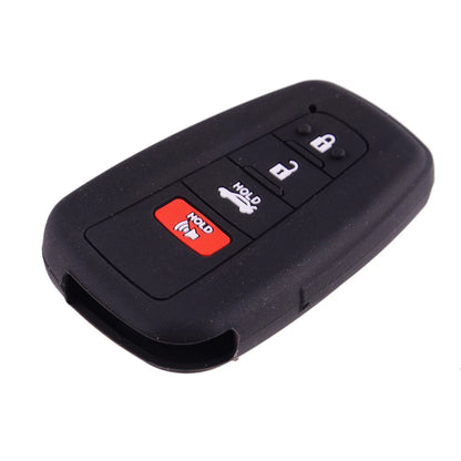 4-Button Remote Cover Case Keychain for Camry Highlander Corolla (2018-2023)