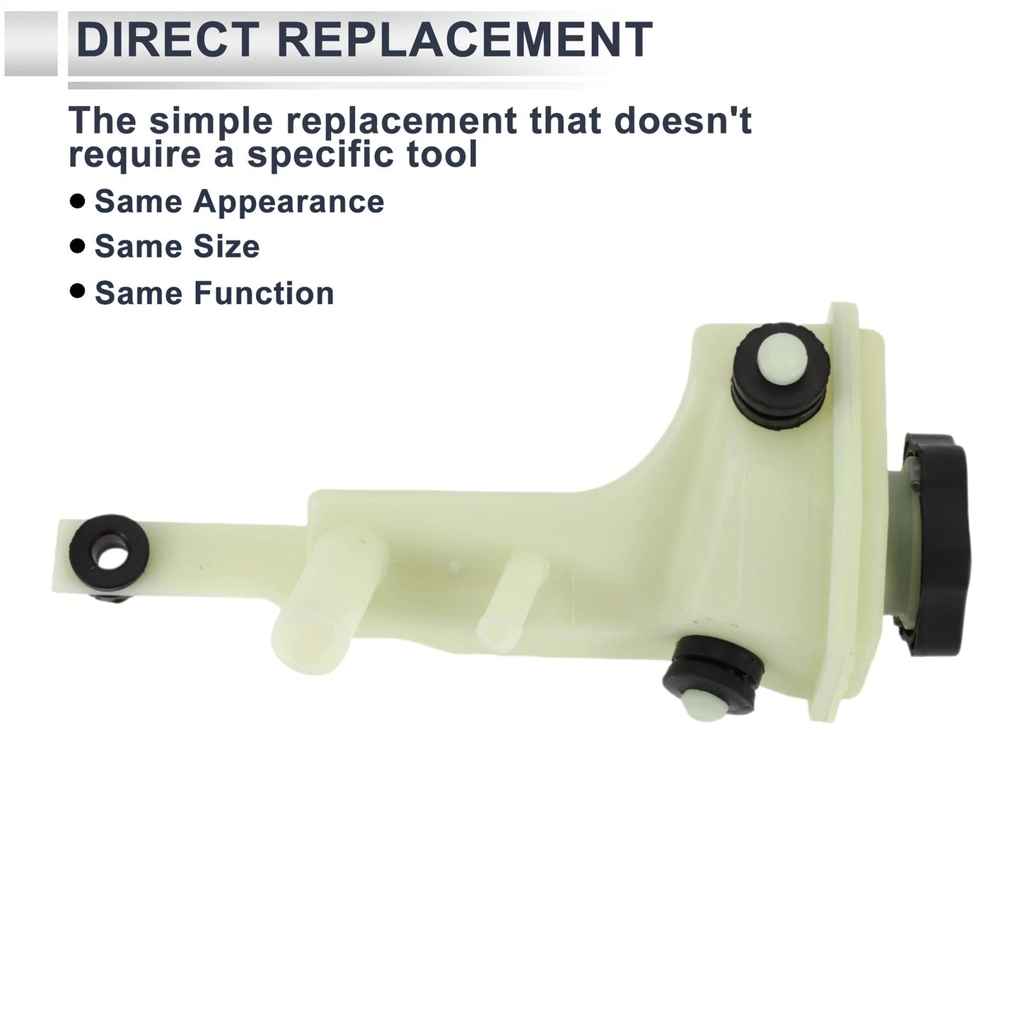 Power Steering Reservoir for Ford Fiesta 1.6 (2003-2010) 1 x Beige