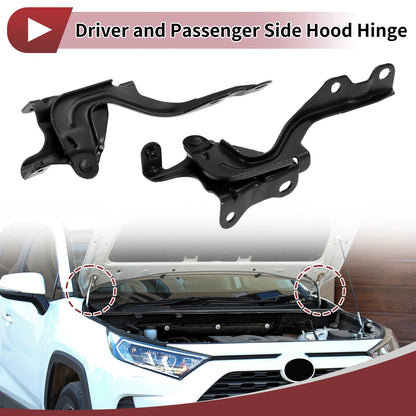 Hood Hinges 1 Pair for Kia Forte (2010-2013)