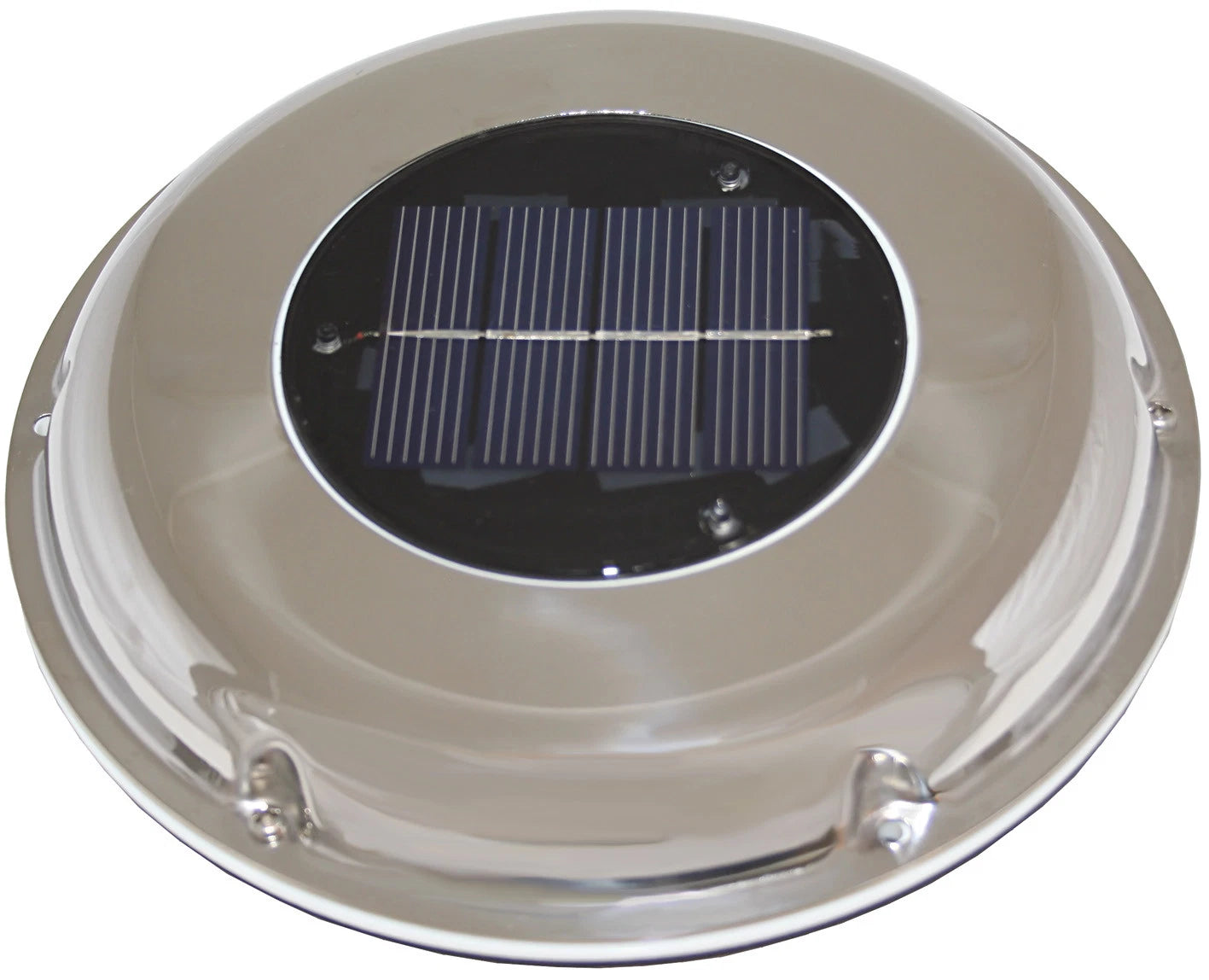 Solar Vent Exhaust & Intake for Caravan/Boat Stainless Low Profile
