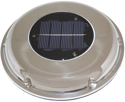 Solar Vent Exhaust & Intake for Caravan/Boat Stainless Low Profile