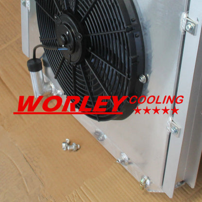 2R Aluminum Radiator + Fan Shroud for Mitsubishi Pajero NJ NK NL 3.5L V6 (94-00)