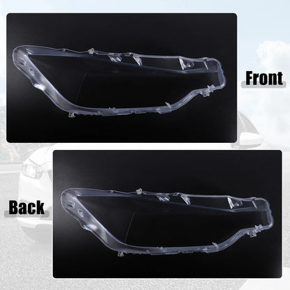 Pair Front Headlight Lens Cover for BMW F30 F31 F35 (2013-2016)